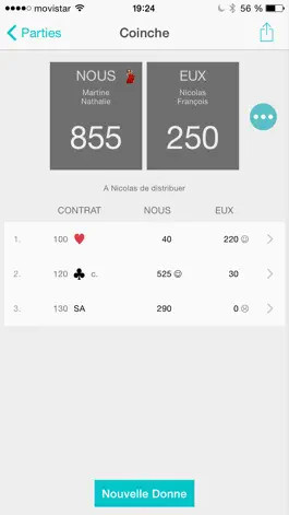 Game screenshot Coinchette - compteur de points à la Belote, Coinche et Contrée mod apk