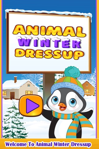 Animal Winter Dress up - Fun Makeover Games for Children screenshot 2