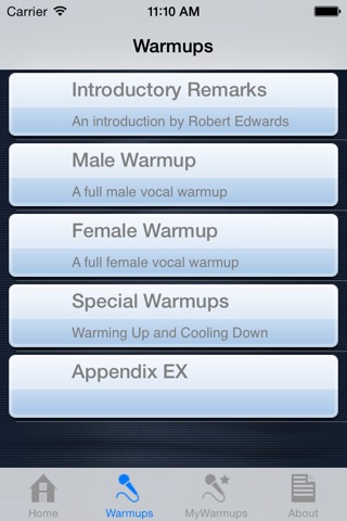 Professional Vocal Warmup screenshot 2