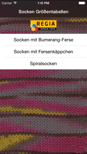 Socken Größentabellen(圖1)-速報App