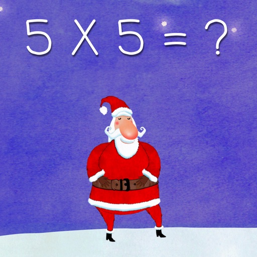 Learn times tables with Santa Claus. Icon