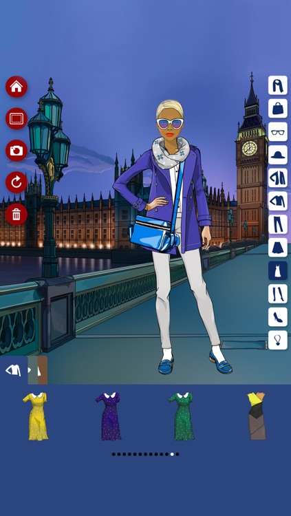 Walks in London! Dress Up, Make Up and Hair Styling game for girls screenshot-3
