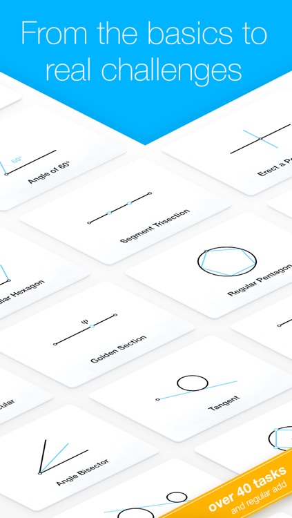 Euclidea: Geometric Constructions Game with Compass and Straightedge