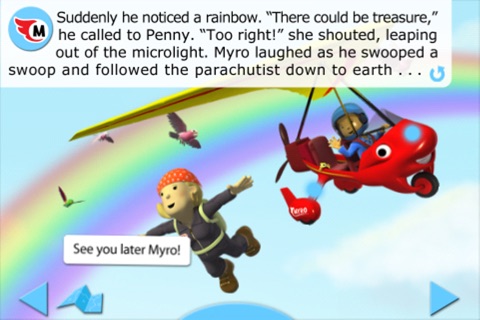 Myro and the Skydivers - Animated storybook 5 screenshot 4
