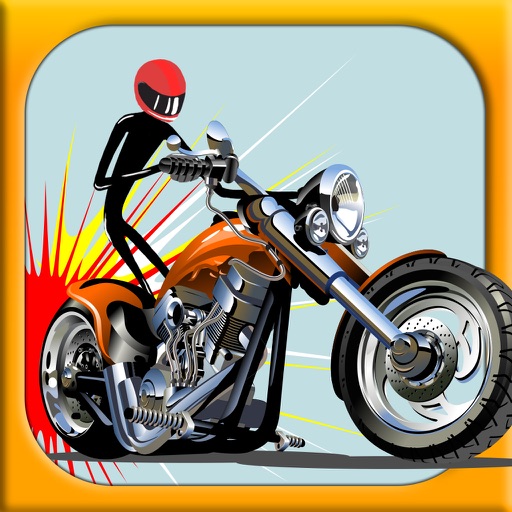 Stickman The Motorcycle Highway Rider - A Speedway Motor Bike Street Racing Game Icon