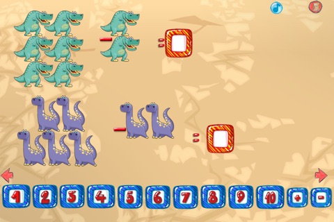 Dinosaurs - Mathematics for children screenshot 3