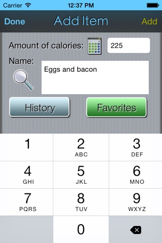 Calorie Count Down screenshot 3