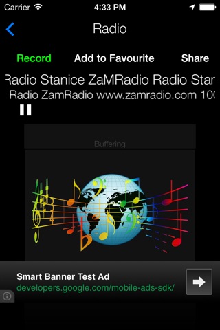 Balkan Music Radio Recorder screenshot 2