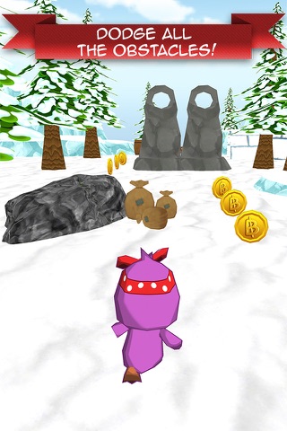 Penguin Frozen Runner - Cartoon game for children free screenshot 3
