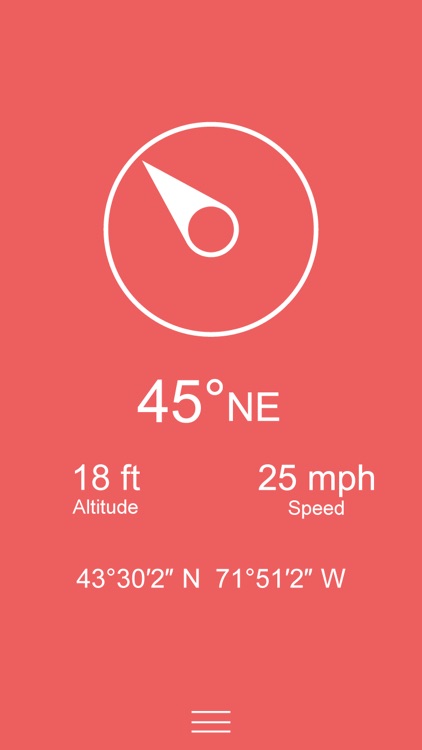 Compass Zen - Minimalist compass with altimeter, speedometer, and more screenshot-3