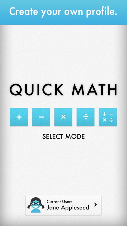 Quick Math - Multiplication Table & Arithmetic Game screenshot-3