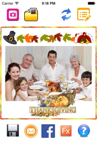 Thanksgiving Photo - make special thankful ecard screenshot 4