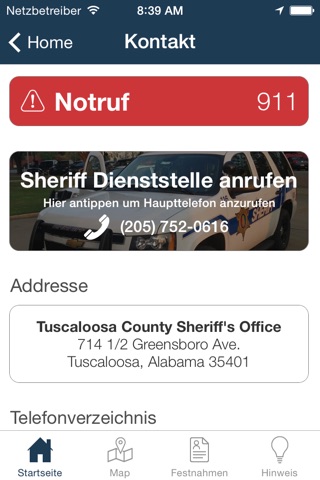 Tuscaloosa County Sheriff screenshot 4