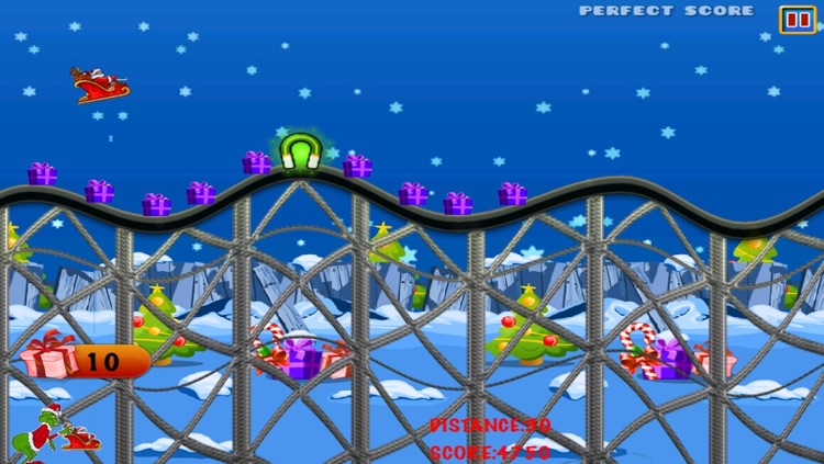 A Santa Roller Coaster Frenzy FREE - Downhill Christmas Rollercoaster Game screenshot-3