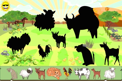 Farm Animal Shape Puzzle - Educational Learning Games For Kids In Preschool & Toddlers Free screenshot 3