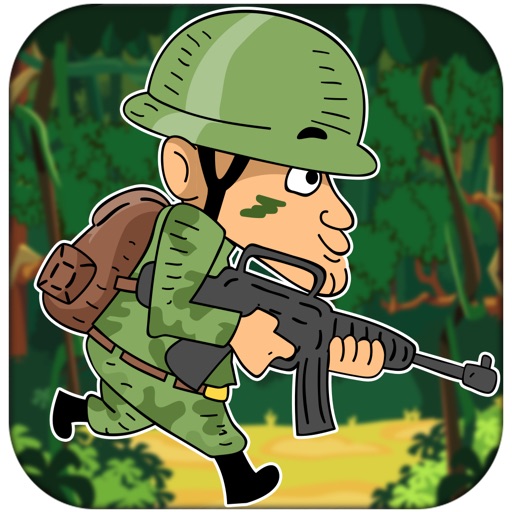 Frontline Jungle War Soldier Troopers Run: Great Militia War Brigade Pro iOS App