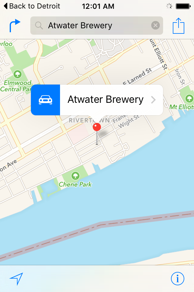 Detroit - The Bar and Restaurant Checklist