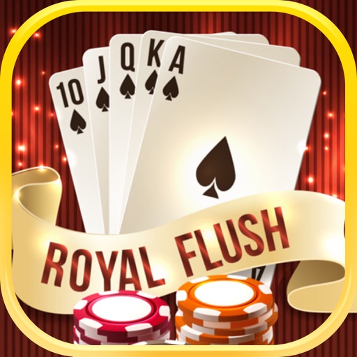 Royal Flush Poker - Let It Ride World Poker Club Pai Gow Poker With Friends Icon