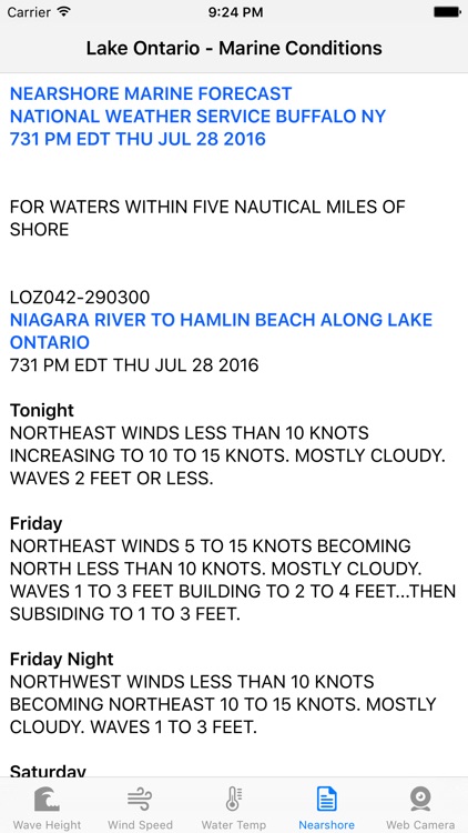 Lake Ontario - Marine Conditions screenshot-3