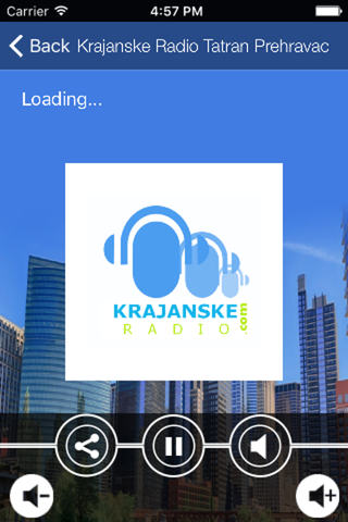 Krajanske Radio Tatran Prehravac screenshot 3
