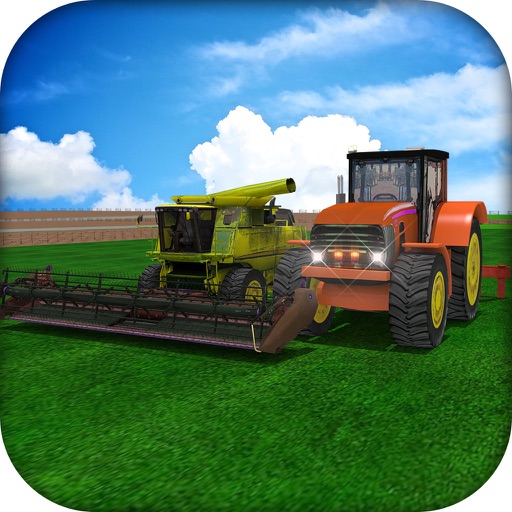 Tractor Farming Simulator - Realistic 3D Heavy Village Trolley & Extreme Trucker 2016 Pro Icon