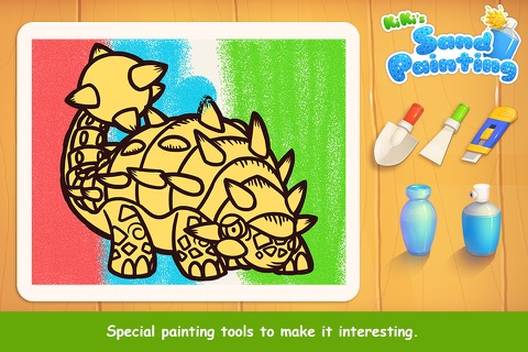 KiKi's Sand Painting Free - Coloring Pages and Coloring Books for Kids screenshot 3