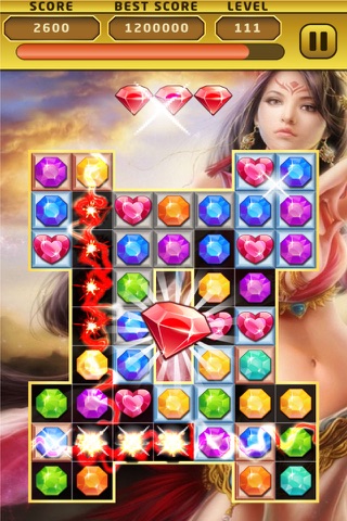 Jewel Crush Match 3 Jewels screenshot 2