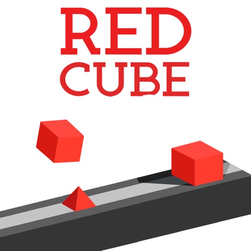 Red Cube Dash Icon