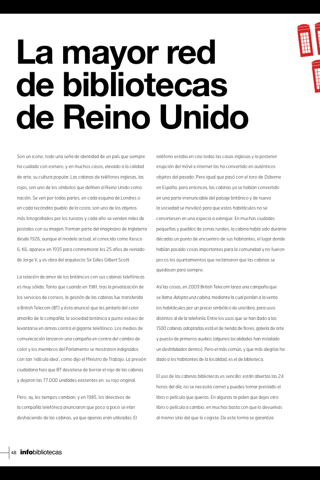 Infobibliotecas revista cultural screenshot 4