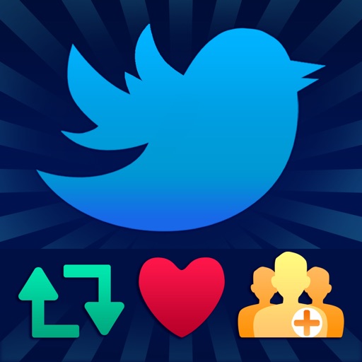 Get Twitter Followers, Likes and Retweets – Gain 1000 More Follower, Like & Retweet iOS App