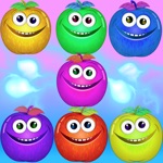 Lightning Fruit Blaster Match 3 Free Games for Kids