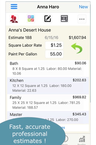 Painting Contractor Estimates screenshot 2