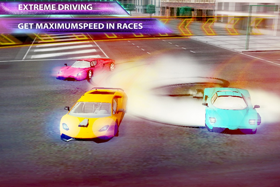 Extreme Fast Car Driving Ned Simulator - Free Turbo Speed screenshot 2
