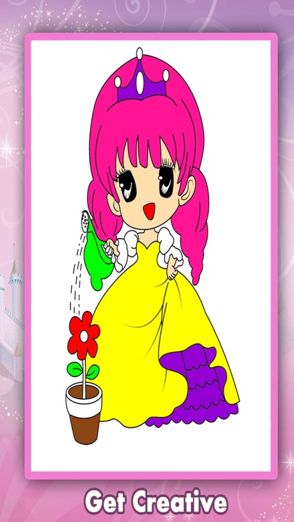 Princess Coloring Book Fun For Kids screenshot-3