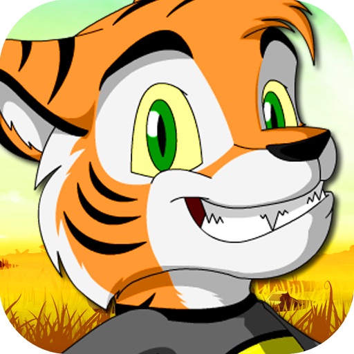 Mad Tiger Slayer in Circus Ring of Fire Jump iOS App