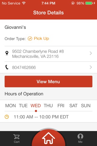Giovanni's Pizza screenshot 2