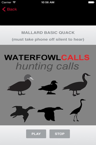 Waterfowl Hunting Calls SAMPLER - The Ultimate Waterfowl Hunting Calls App For Ducks, Geese & Sandhill Cranes screenshot 2