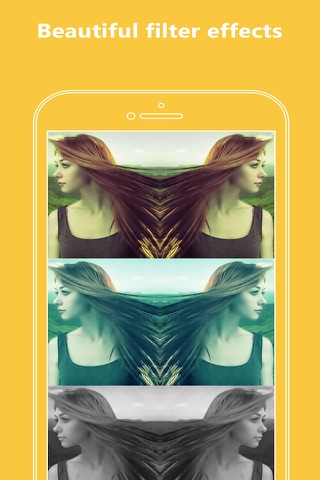 Mirror Reflection Photography Effects In Selfie Pics For Instagram Photo screenshot 4