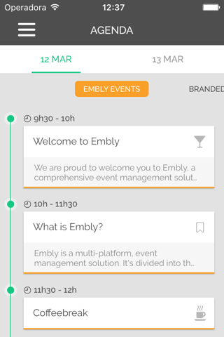 Embly Events screenshot 4