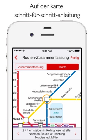 Hamburg Metro - Map & Route screenshot 4