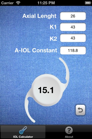 NoHistory IOL Calculator screenshot 4