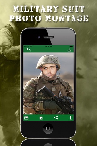 Military Suit Photo Montage HD screenshot 2