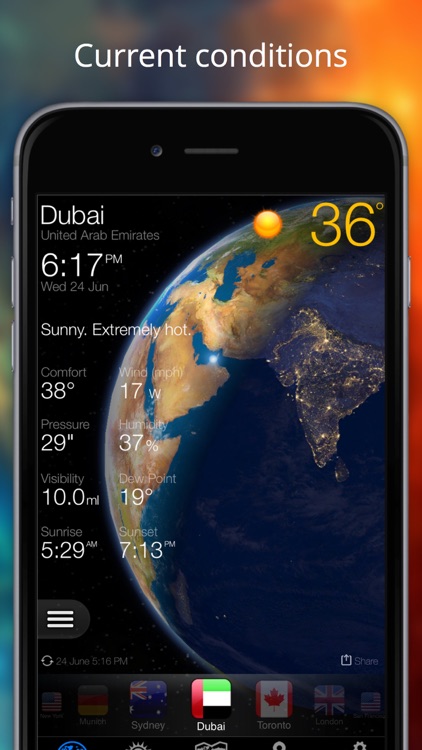 Weather Now. Forecast and Widget for iPhone.