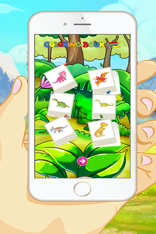 Dinosaur Coloring Book - Educational Coloring Games Free ! For kids and Toddlers screenshot 2