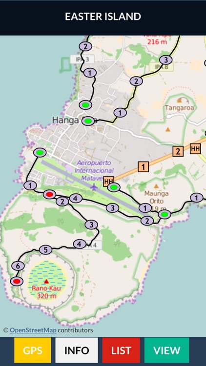 Easter Island OFFLINE Trail Map