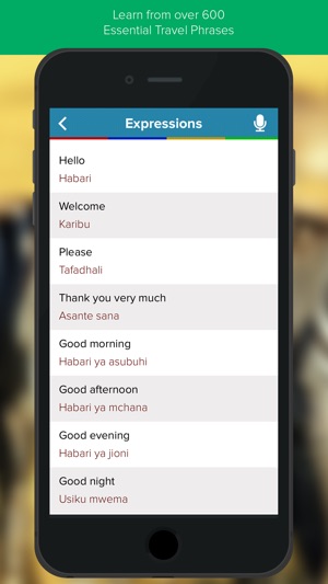 Pocket Swahili - Essential Travel Phrases with Flashcards(圖2)-速報App