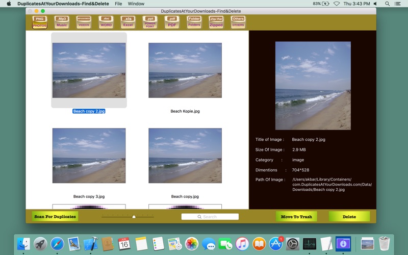 DuplicatesAtYourDownloads-Find&amp;Delete thumbnail 2