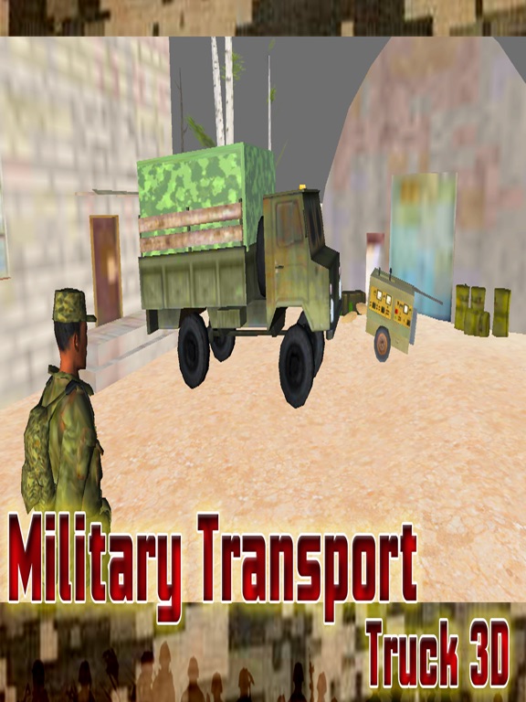 Military Transport Truck 3Dのおすすめ画像5