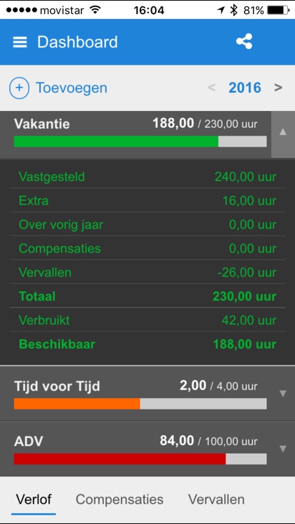 Mijnverlofdagen