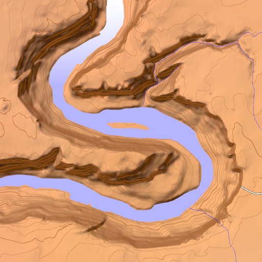 Scenic Map Eastern Canada